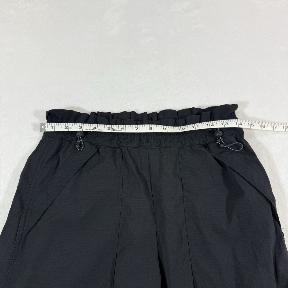 Athleta Trekkie High Rise Parachute Pant Sz 6 Tall Black #533487 Wide Leg Dance - Picture 13 of 16